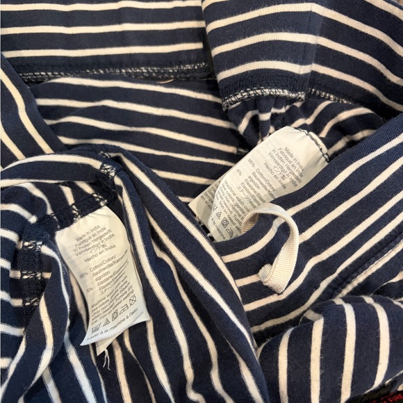 J. Crew Navy and White Striped Pajama Set - Picture 4 of 4